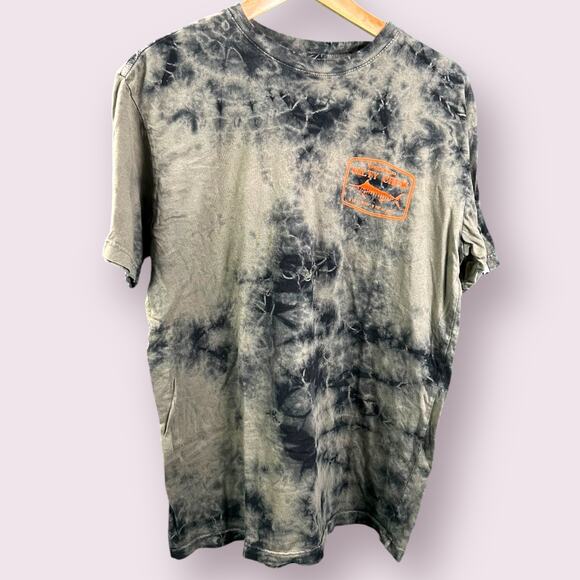 Men's SALTY CREW Tie-Dye Logo T-Shirt Size Medium Premium Cotton - Picture 1 of 5